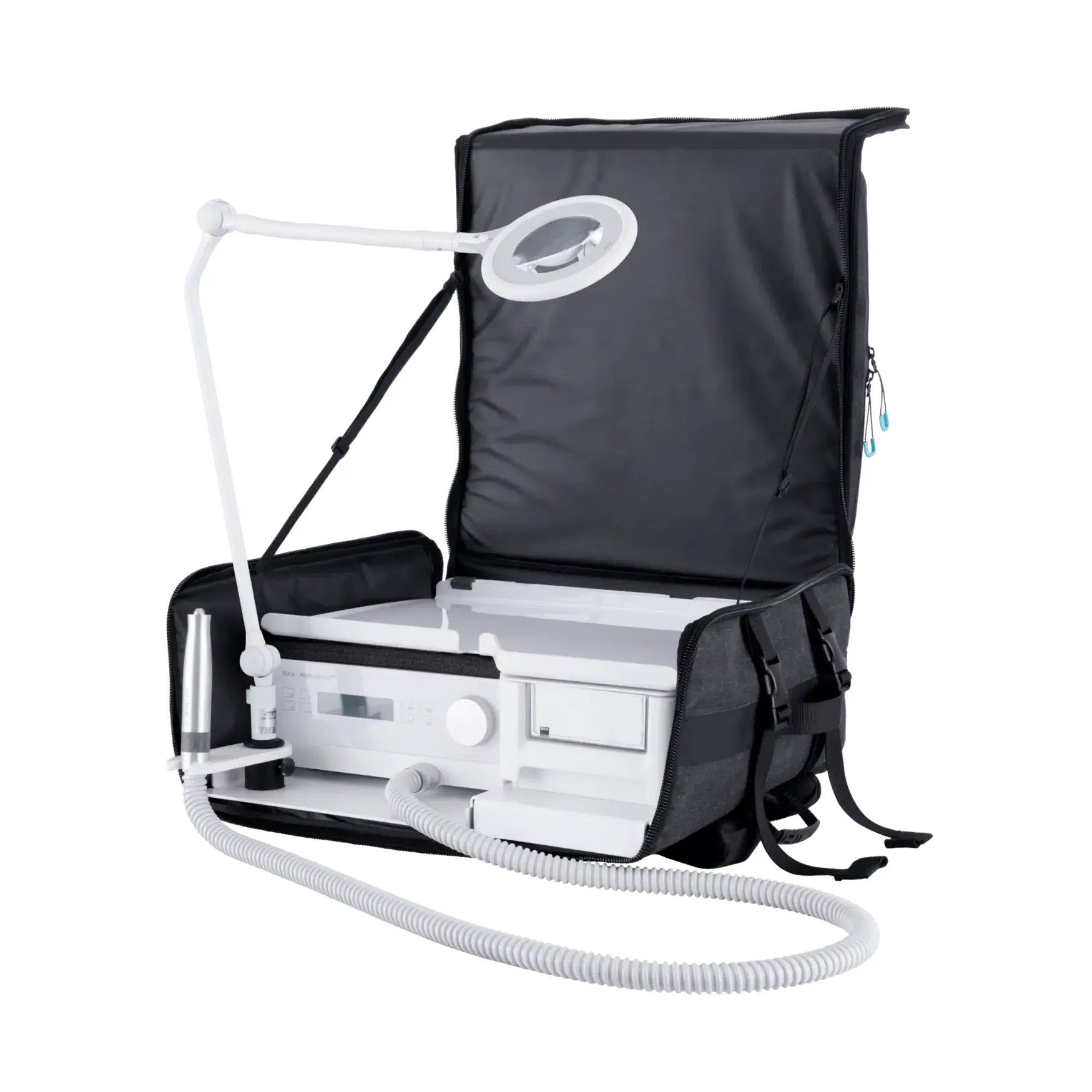 Pack - Sac à dos + Micromoteur Podolog Nova 3s + Lampe Loupe Ruck  Lampe-Loupe-Blanche