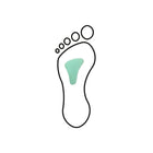 Metatarsal pad - Stomach shape - ARC - Shore 25-35 - Green