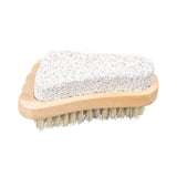 2 in 1 Pumice Stone with Brush - Foot Shape - Ruck