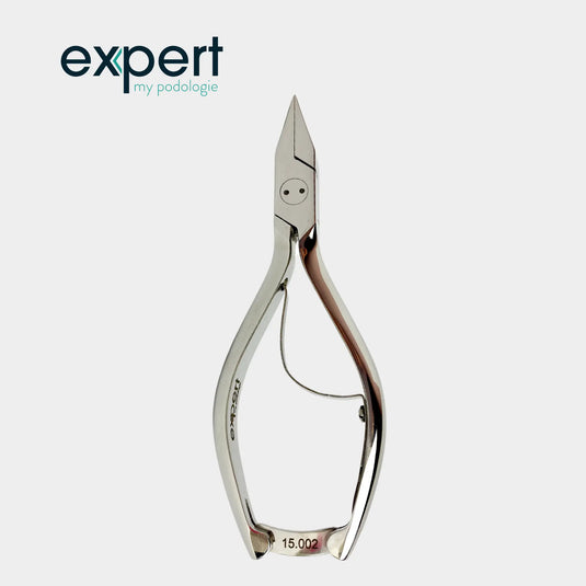 Pinza per unghie - Taglio dritto - 20 mm - Ganasce piatte - 13 cm - Acciaio inossidabile - Expert by My Podologie