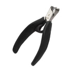Pinza per unghie ergonomica - Nera - Taglio concavo - 13 cm - Acciaio inossidabile - Akori