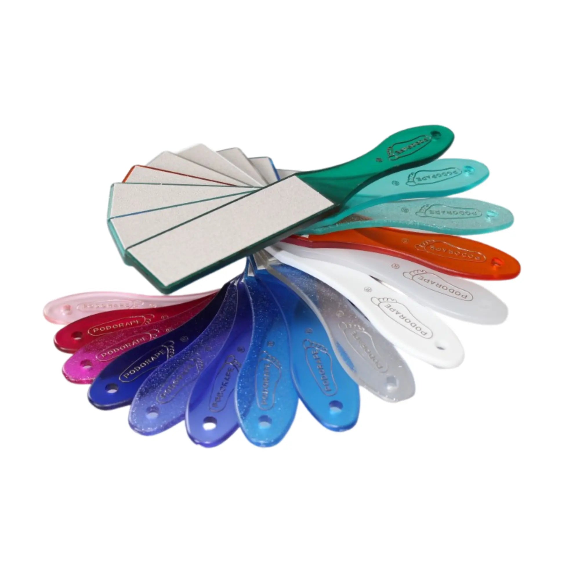 Cuscinetto per pedicure - Grana fine e media - 16 colori disponibili - 27 cm