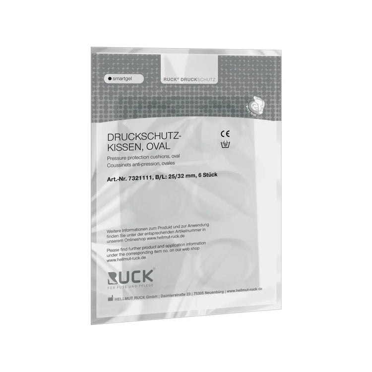 Protezione smartgel autoadesiva - forma ovale - 6 pezzi - Ruck Ruck 