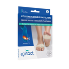 Protection double Hallux Valgus  et avant-pied - 3 tailles différentes - EPITACT
