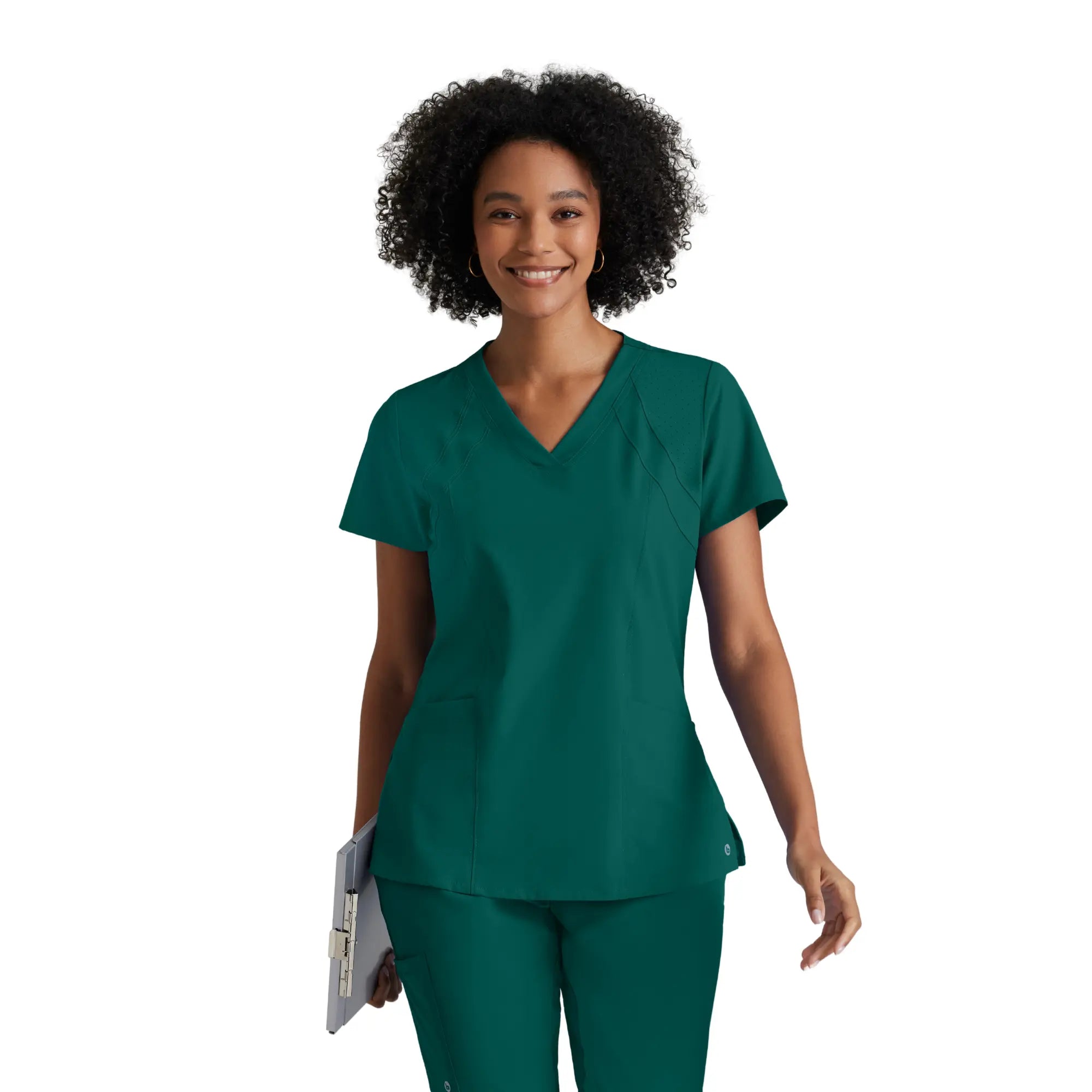 Racer - Tunique col V - Femme - Barco One BARCO  Vert Chasseur / XL