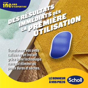 Râpe de Pédicurie - Anti-Callosités - Technologie Nano Verre - Scholl Scholl 