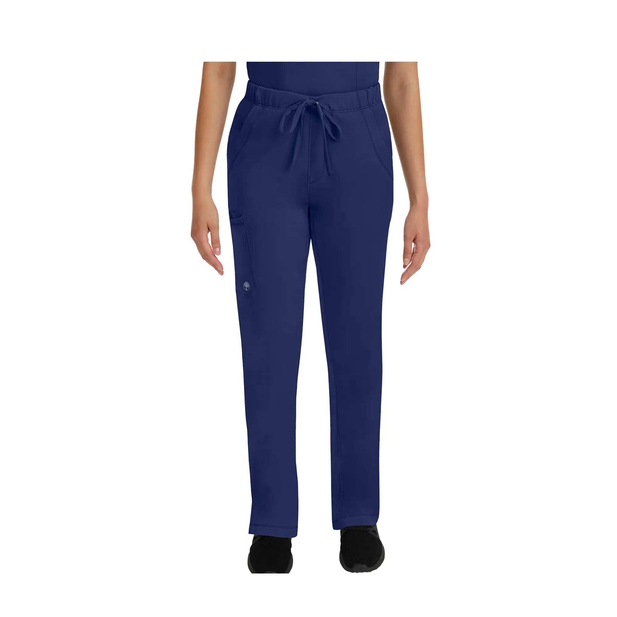Rebecca - Pantalon évasé avec cordon de serrage - Femme - Healing Hands - Couleur 1 Healing Hands  Bleu Marine / 3XL