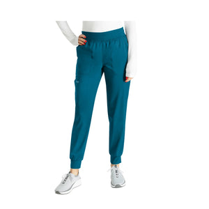 Saint-Tropez - Jogging médical élastique intégré - Femme - Cherokee Cherokee Authentic Workwear  Bleu-Canard-XXXL