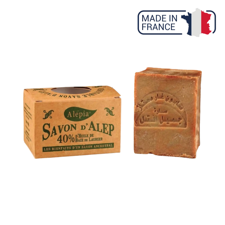 Sapone di Aleppo 40% alloro - 190 g - Alépia Alépia 