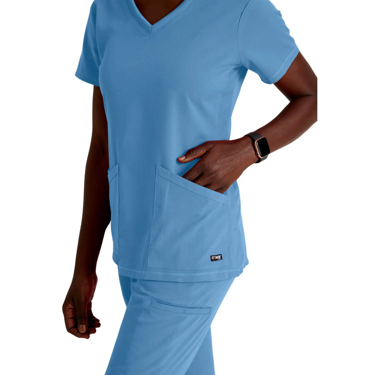 Serena - Tunique col V - Femme - Grey’s Anatomy Stretch Grey’s Anatomy 