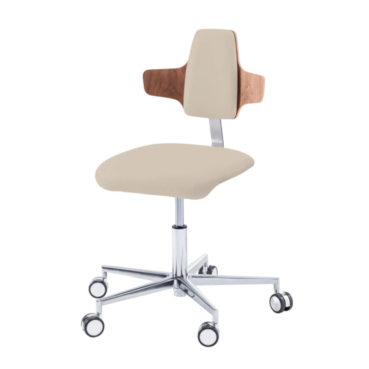 Siège praticien - COMFORT - Ruck - Dossier Napoleon My Podologie  CPL-Noyer-Naturel-Long