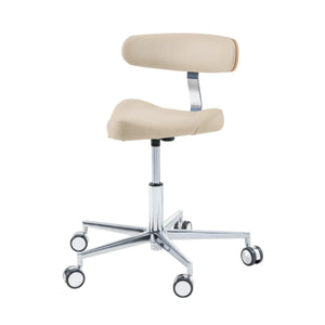 Siège praticien - TRIANGLE - Ruck - Ressort à Gaz Long Ruck  Naturel-Dossier-Radius-CPL-Noyer