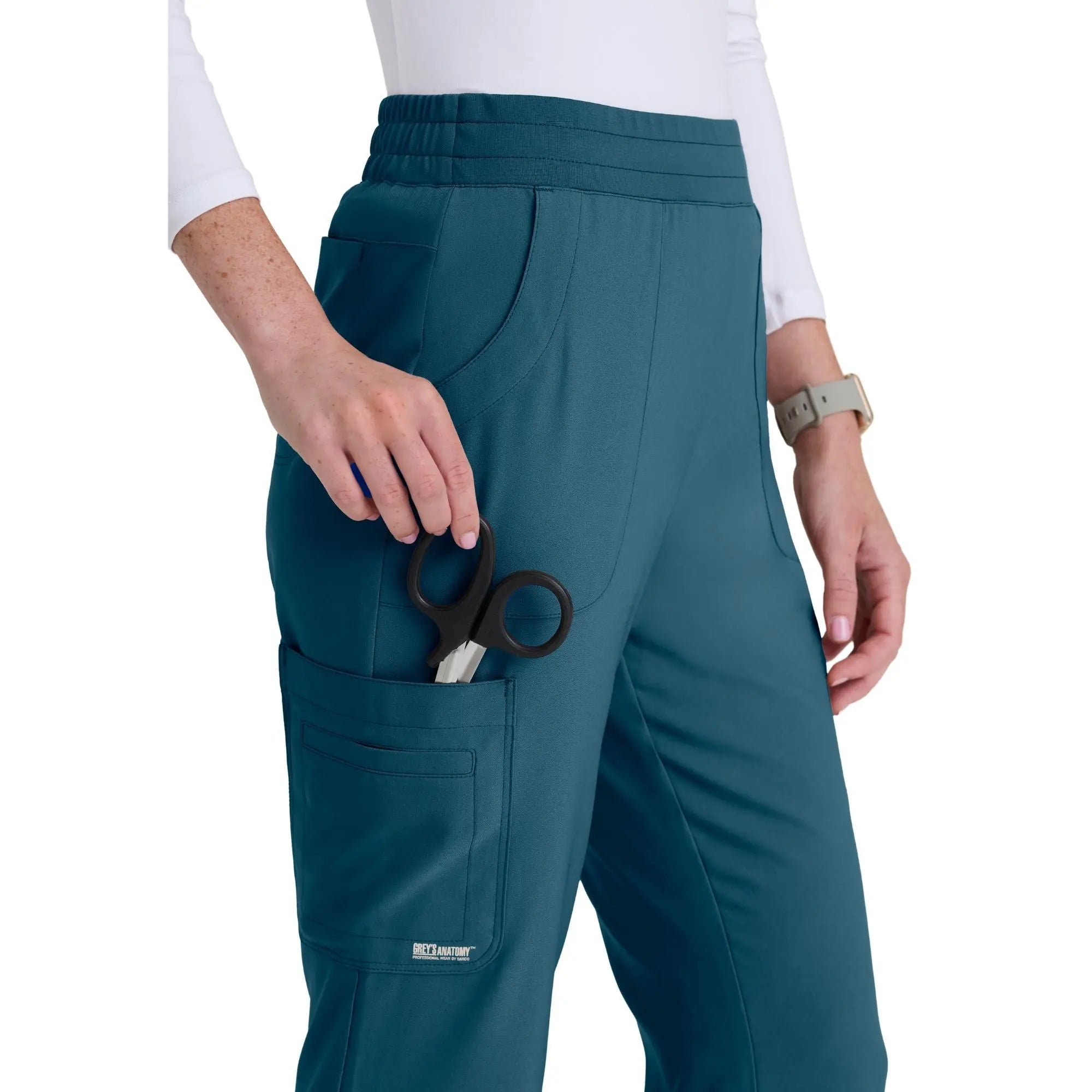 Sky - Pantaloni sanitari con elastico - Donna - Grey's Anatomy Evolve Grey's Anatomy 
