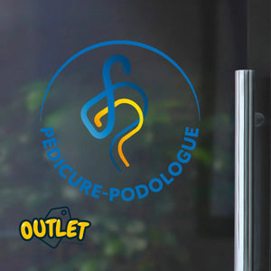 Sticker vitrine Pédicure-Podologue ONPP - Pour votre cabinet de podologie // Destockage My Podologie 