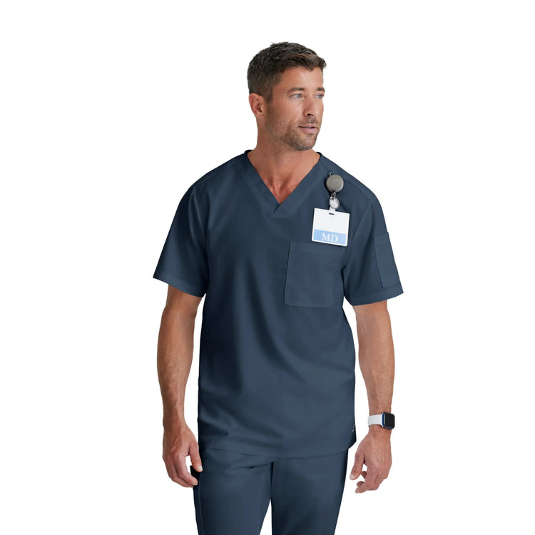 Toronto - Tunique col V croisé - Homme - Grey’s Anatomy Grey’s Anatomy  Gris Anthracite / XL