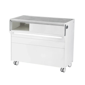 Unité de Podologie "Room Move" - Taille L - Ruck Ruck  Béton-3-avec-LED-compartiment-micromoteur-à-gauche