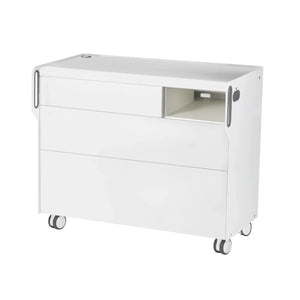 Unité de Podologie "Room Move" - Taille L - Ruck Ruck  Blanc-2-compartiment-micromoteur-à-droite-Cercle-X