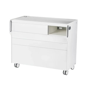 Unité de Podologie "Room Move" - Taille L - Ruck Ruck  Blanc-3-compartiment-micromoteur-à-droite-Cercle-X